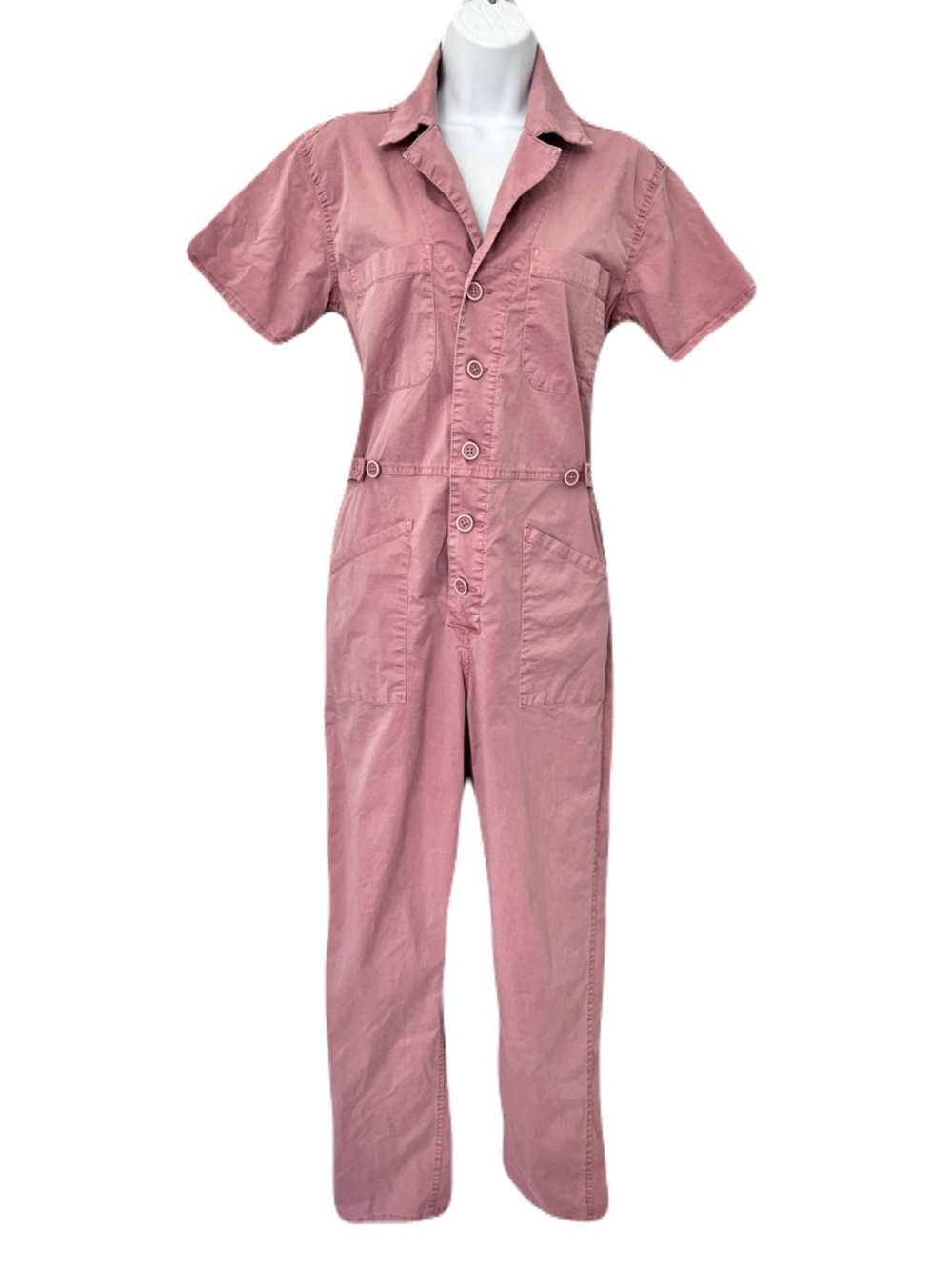 Pistola Pink ‘Grover Field Suit’ Utilitarian Jumpsuit in “Ash Rose”, Size XS - Picture 2 of 9